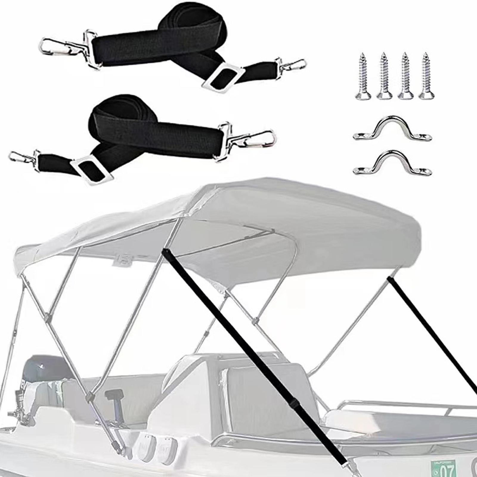 Fishing Boat Steering Wheel - 2 Stuks Verstelbare Bimini Top Bandjes