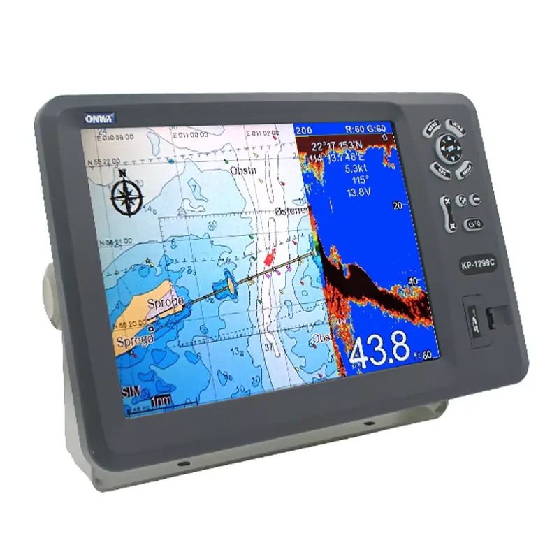 Fishing Boat Gps - GPS-kaartplotter, 12 inch maritieme visvinder, NMEA0183